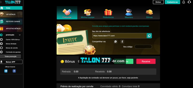 Jogo de aposta com depósito de 1 real